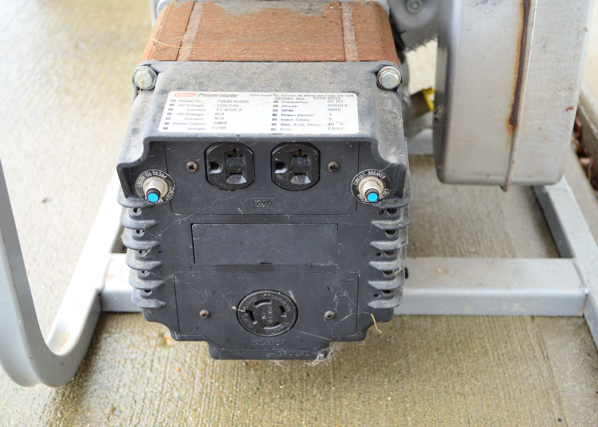 Coleman Powermate 6250 Generator EBTH